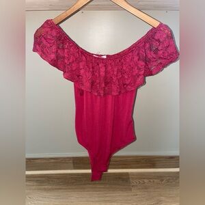 Charlotte Russe off the shoulder bodysuit